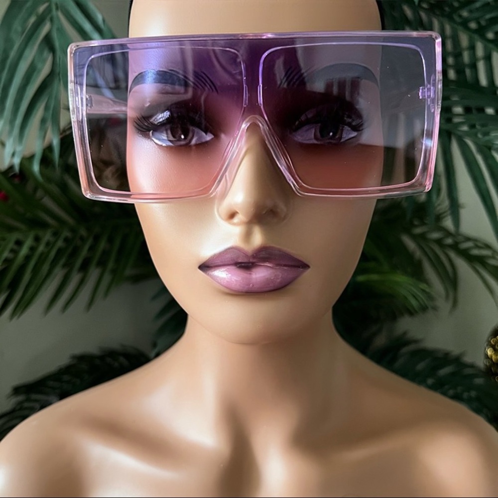 Oversized Sunglasses Purple Haze